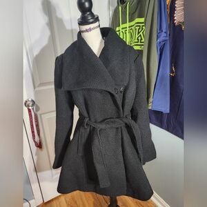 Black Steve Madden wrap jacket